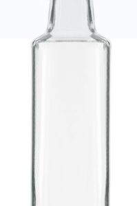 100ml Stikla pudele, caurspīdīga, eļļām un mērcēm, 24mm