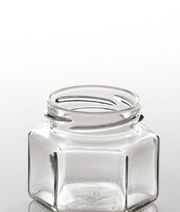 106ml Stikla burka, seškantīga