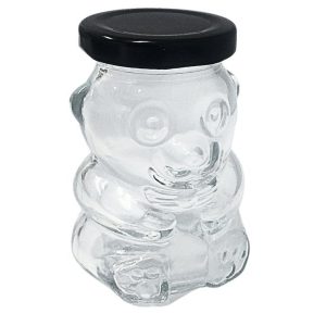 120ml Stikla burka "Mazais lācis", komplekts ar vāku