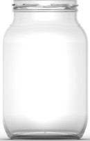1500ml (1700ml) Stikla burka, TO100