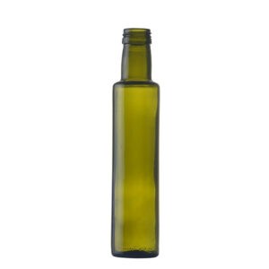 250ml Stikla pudele Dorica, olīvkrāsas, eļļām