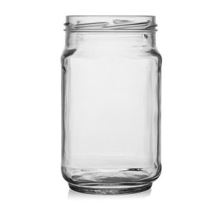 720ml Stikla burka, četrkantīga