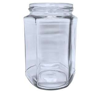 720ml Stikla burka, seškantīga