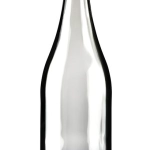 750ml Stikla dzirkstošā vīna pudele, caurspīdīga
