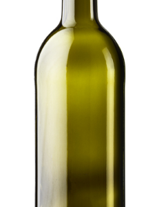 750ml Stikla vīna pudele Bordeaux olīvkrāsas