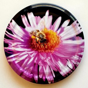 Metāla vāciņš TO-82, 21-10 Violeta puķe