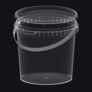 Plastmasas spainis ar caurspīdīgu vāku 2000ml