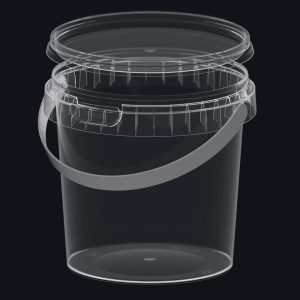 Plastmasas spainis ar caurspīdīgu vāku 600ml